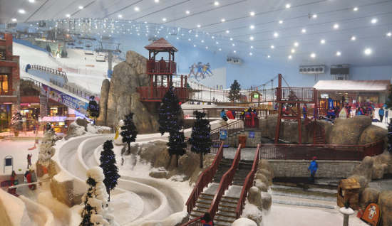 A Winter Wonderland within the Mall of Emirates