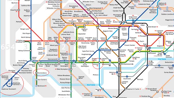 Click to see a map of the London Underground