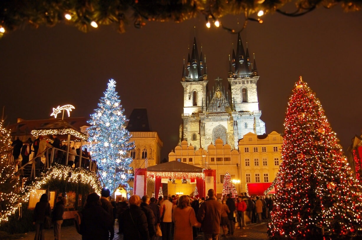 The Christmas markets in Prague.