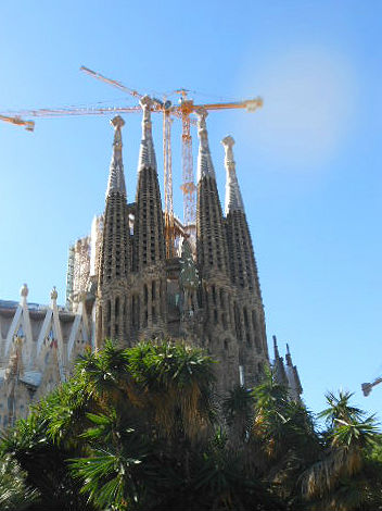 La Sagrada Familia Cathedral in Barcelona
